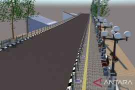 Pemerintah Kabupaten Bangka bangun pedestrian hutan kota