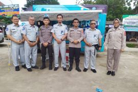 Jasa Raharja Banten Rutin Gelar Pengobatan gratis di Terminal Pakupatan Bersama Bidokkes Polda Banten
