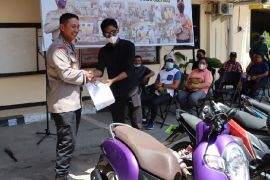 Polresta Jayapura kembalikan 10 sepeda motor curian kepada pemiliknya