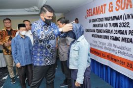 28 wartawan Pemkot Medan kompeten di UKW angkatan 46