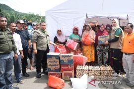 Bupati Tapsel salurkan bantuan korban banjir Rianiate