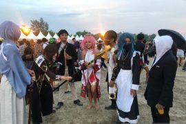 Penggemar budaya Jepang di Bali ikuti festival kostum