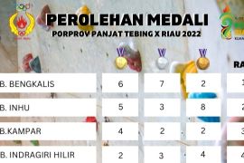 Porprov Riau, Bengkalis juara umum panjat tebing