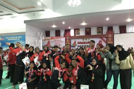 Ambon juara umum cabang olahraga pencak silat di Popmal IV 2022