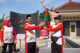 Pospenas IX ditandai dengan kirab obor dari Grobogan ke Surakarta