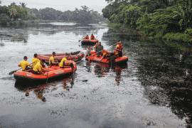 Aksi bersih situ di Bogor
