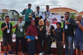 Tiga emas atletik tambah emas Sumut di Pomnas 2022