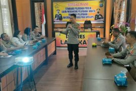 Wakapolres Langkat menyosialisasikan SPP