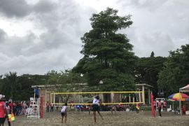 Ambon raih medali emas cabang olahraga voli pasir putra di Popmal IV 2022