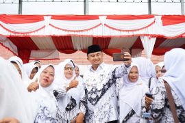 Bupati Dharmasraya jadi pembina upacara HUT PGRI