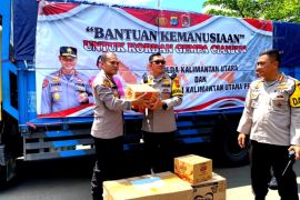 Di Polres Cianjur, Polda Kaltara serahkan bantuan gempa