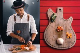 Talenan berbentuk "body gitar" kolaborasi Ridho Slank