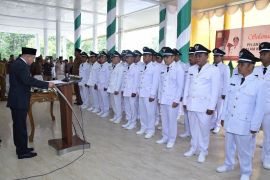 Bupati Aceh Tamiang lantik 23 datok terpilih dan 3 Pj datok kampung pemekaran