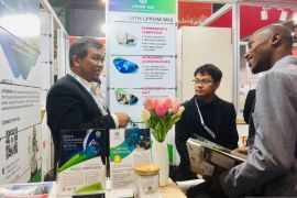 Gerai LPPOM MUI menarik minat pengunjung pameran OIC Halal Expo Turki
