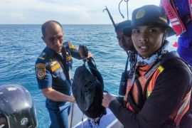 Pencarian Korban Helikopter Jatuh