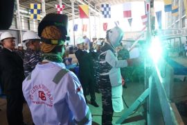 TNI AL gandeng industri galangan kapal di Batam bangun kapal perang