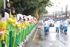 Obor api Porprov mulai diarak keliling Provinsi Banten