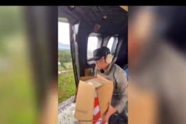 Wali Kota Bogor kirim bantuan korban gempa Cianjur dari helikopter