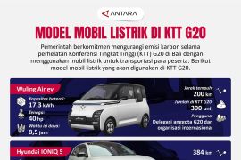 Mobil listrik KTT G20 di Bali