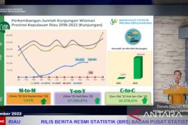 Jumlah wisman ke Kepri meningkat 1,44 persen pada Oktober 2022