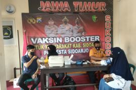 Polresta Sidoarjo siapkan 100 dosis vaksin penguat COVID-19 di polsek