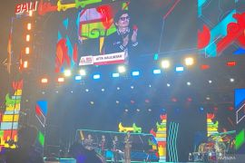 Raffi dan Atta ramaikan upacara pembukaan kejuaraan esport dunia di Bali