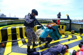 Pupuk Kaltim bersama JVC gelar Joint Exercise ISPS Code 2022 tingkatkan kesiapsiagaan pengamanan pelabuhan,