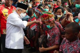 Catatan perjalanan Wapres Ma'ruf Amin kelilingi Papua