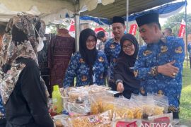 Pemprov Bangka Belitung bantu promosi 70 UMKM di bazar HUT Korpri