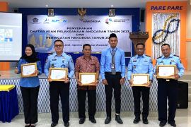 Empat UPT Kemenkumham Sulsel raih penghargaan kinerja anggaran