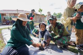 Kodam Pattimura edukasi cara berkebun untuk puluhan siswa TK