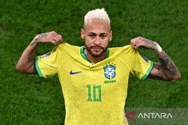 Cetak satu gol saat lawan Kroasia, Neymar samai rekor gol Pele