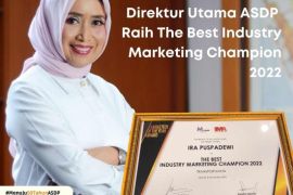 Dirut ASDP raih The Best Industry Marketing Champion 2022