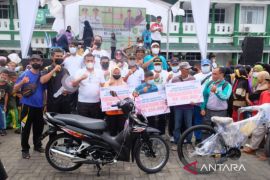 Jalan santai sempena HUT Meranti berhadiah utama puluhan sepeda motor