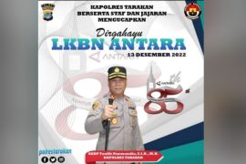 Kapolres Tarakan ucapkan HUT Antara ke-85