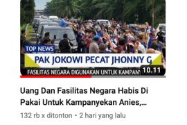 Hoaks! Menkominfo dipecat setelah ikut kampanye Anies