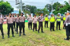 Ratusan personel amankan pendistribusian konservasi BBM ke BBG di Kampar