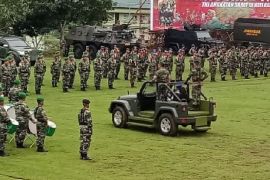 Prajurit Kodam XVII Cenderawasih peringati hari Juang TNI-AD ke 77
