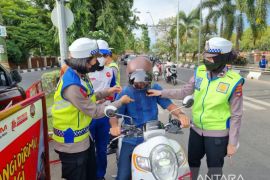 Polresta dan Trio Motor giatkan penyuluhan di jalan raya untuk kesehatan