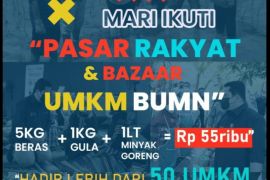 PT Pegadaian gelar Pasar Rakyat dan Bazar UMKM BUMN di Bangka