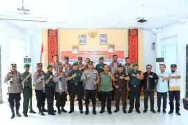Wujudkan situasi kamtibmas yang aman, Pemkab Samosir ikuti apel sinergi