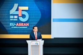 Presiden Jokowi tegaskan ASEAN-EU harus berkontribusi pada pemulihan ekonomi inklusif