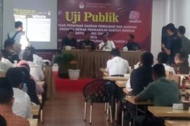 KPU Kota Tebing Tinggi gelar uji publik penataan Dapil