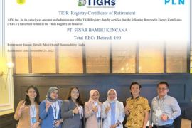 PT Sinar Bambu Kencana perusahaan pertama di Lampung gunakan REC PLN