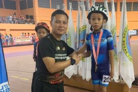 Atlet sepatu roda Jambi sabet emas Kejurnas Piala Ibu Negara