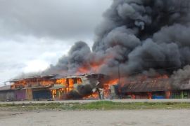 Polisi tetapkan tiga tersangka terkait kasus pembakaran Pasar Waghete