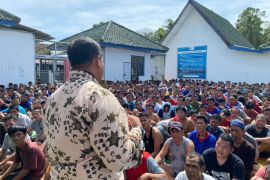 Kadiv Pemasyarakatan Kemenkumham Lampung sapa warga binaan Lapas Kalianda