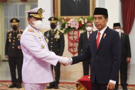 Presiden Jokowi tegaskan kandidat kasal dari jenderal bintang tiga TNI AL