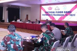 Polda Sumsel simulasi sispamkota persiapan pengamanan Pemilu 2024