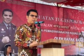 Bane Raja Manalu beri penguatan kepada pegawai Lapas Kelas IIA Pematangsiantar